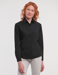 Russell Collection R-936F-0 Ladies´ Long Sleeve Classic Pure Cotton Poplin Shirt