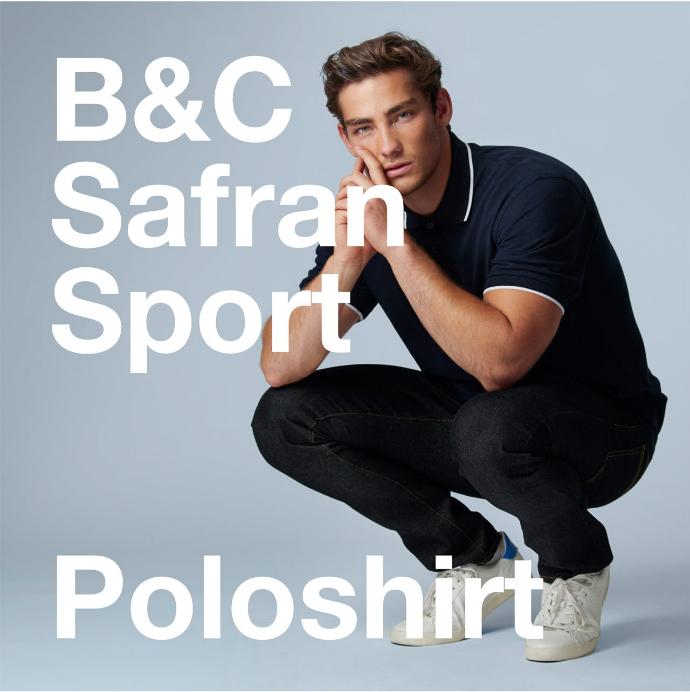 B&C Safran Sport short-sleeved polo shirt by Promotionmax