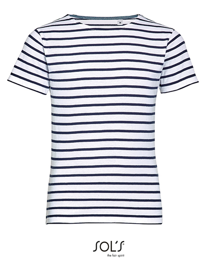 SOL´S 01400 Kids´ Round Neck Striped T-Shirt Miles