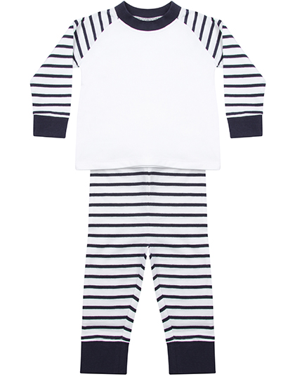 Larkwood LW072 Striped Pyjamas