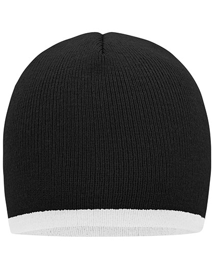 Myrtle beach MB7584 Beanie With Contrasting Border
