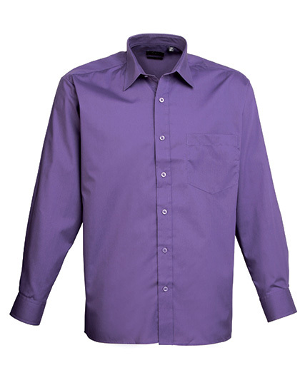 Premier Workwear PR200 Men´s Poplin Long Sleeve Shirt