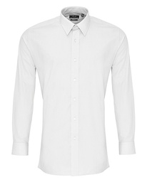 Premier Workwear PR204 Men´s Long Sleeve Fitted Poplin Shirt