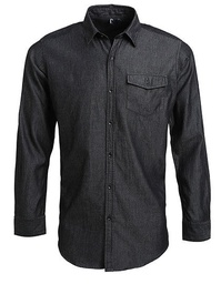 Premier Workwear PR222 Men´s Jeans Stitch Denim Shirt