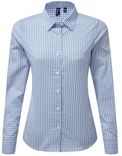 Premier Workwear PR352 Women´s Maxton Check Long Sleeve Shirt