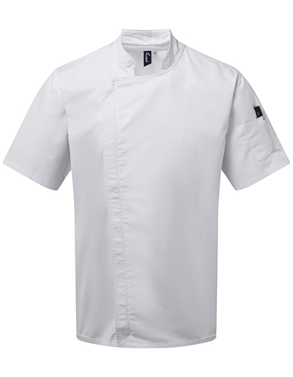 Premier Workwear PR906 Chef´s Zip-Close Short Sleeve Jacket