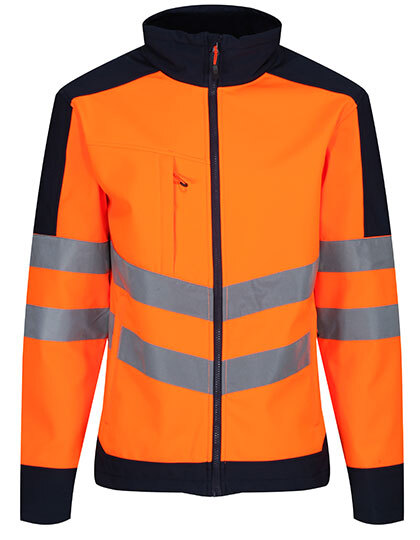 Regatta High Visibility TRA625 Pro Hi-Vis Softshell Jacket
