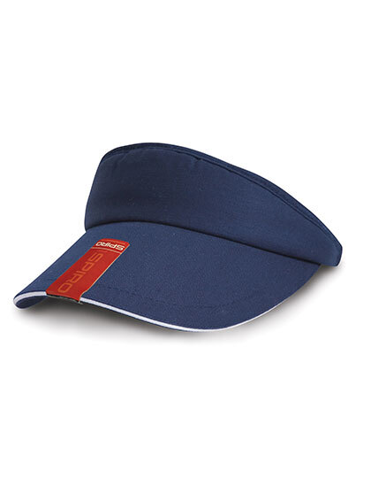 Result Headwear RC048X Herringbone Sun Visor With Sandwich Peak
