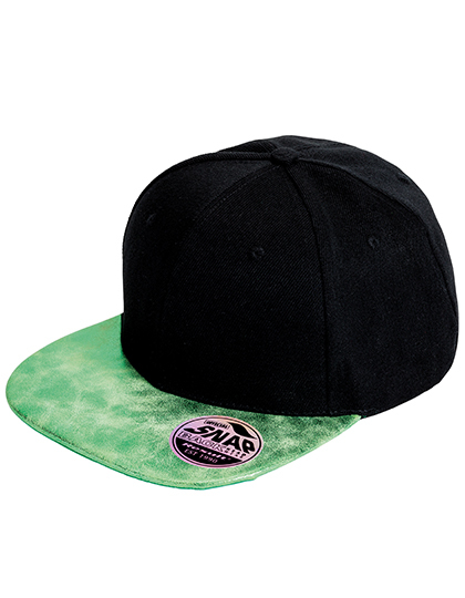 Result Headwear RC087X Bronx Flat Glitter Peak Snapback Cap