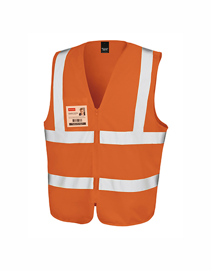 Result Safe-Guard R202X Zip I.D. Safety Tabard