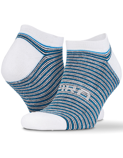SPIRO S295X 3-Pack Mixed Stripe Coolmax Sneaker Socks