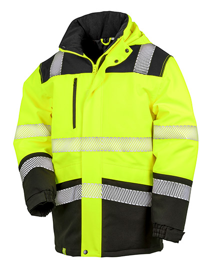Result Safe-Guard R475X Printable Waterproof Softshell Safety Coat