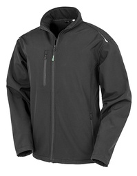 [1000310827] Result Genuine Recycled R900X Recycled 3-Layer Printable Softshell Jacket (Black, S)