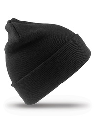 [1000310923] Result Genuine Recycled RC929X Recycled Woolly Ski Hat (Black)