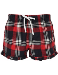 SF Women SK082 Women´s Tartan Frill Lounge Shorts