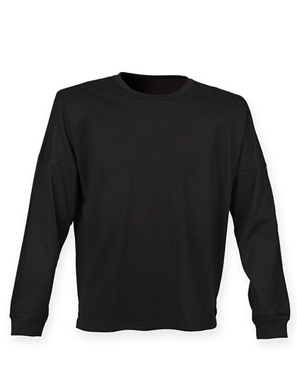 SF Men SF514 Unisex Drop Shoulder Slogan Top