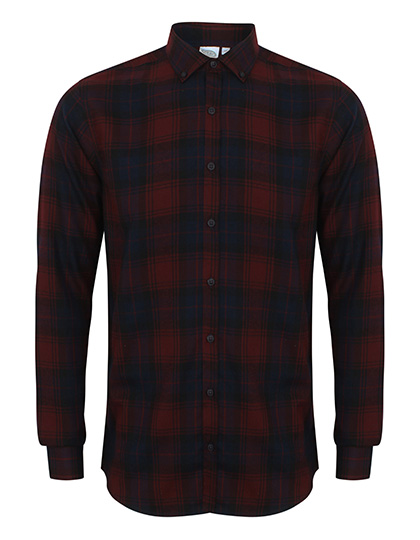 SF Men SF560 Men´s Brushed Check Casual Shirt