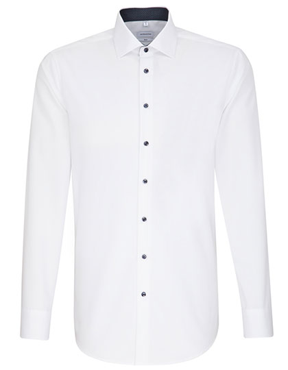 Seidensticker 693690 Men´s Shirt Poplin Slim Fit Long Sleeve