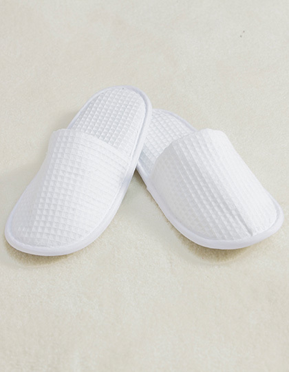 Towel City TC066 Waffle Mule Slippers