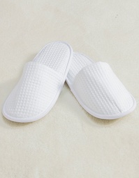 Towel City TC066 Waffle Mule Slippers