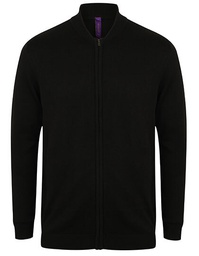 Henbury H718 Unisex Zip Through Cardigan