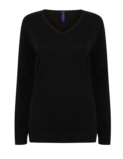 Henbury H721 Ladies´ Lightweight V-Neck Jumper