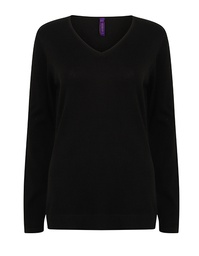 Henbury H721 Ladies´ Lightweight V-Neck Jumper