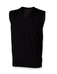 Henbury H724 Men´s Lightweight Sleeveless V-Neck Jumper