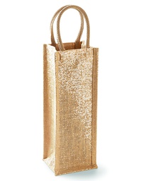 Westford Mill W433 Shimmer Jute Bottle Bag