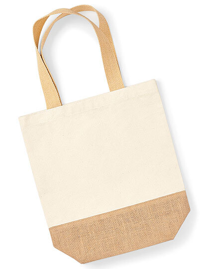 Westford Mill W450 Jute Base Canvas Shopper