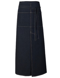 Link Kitchen Wear FS100100SPJNS Jeans Bistro Apron With Split