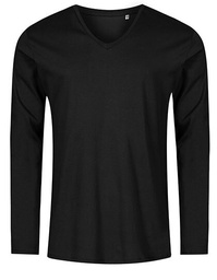 X.O by Promodoro 1460 Men´s V-Neck T-Shirt Long Sleeve