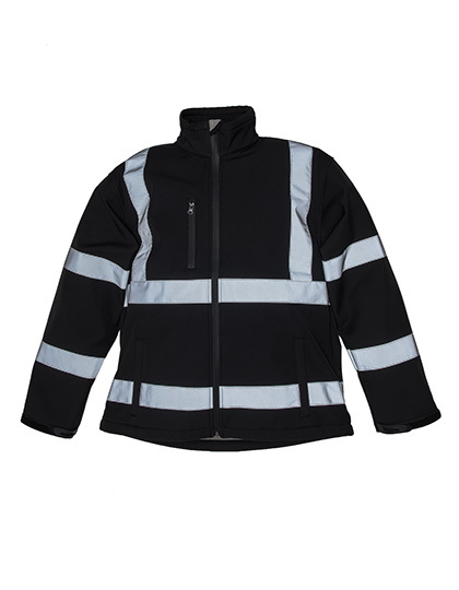 YOKO HVK09 Hi-Vis 2 Bands &amp; Braces Softshell Jacket