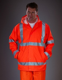 YOKO HVS450 Hi-Vis Soft Flex Breathable Rain Jacket