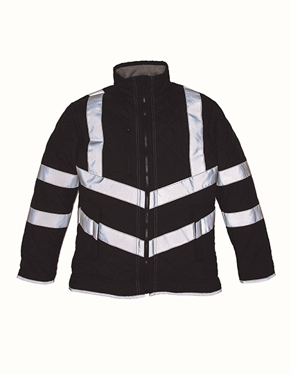 YOKO HVW706 Hi-Vis Kensington Jacket With Fleece Lining