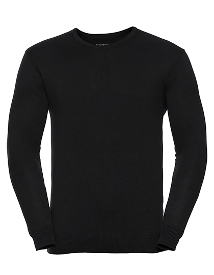 Russell Collection R-710M-0 Men´s V-Neck Knitted Pullover