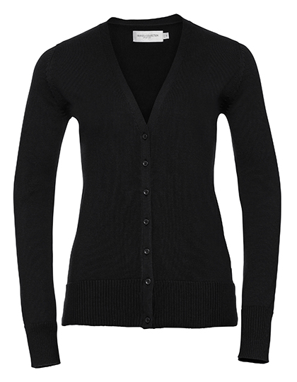 Russell Collection R-715F-0 Ladies´ V-Neck Knitted Cardigan