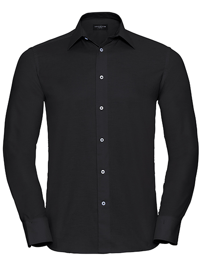 Russell Collection R-922M-0 Men´s L/S Easy Care Tailored Oxford Shirt