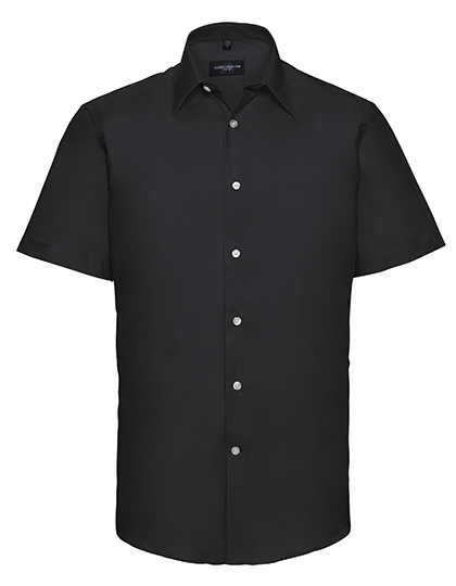 Russell Collection R-923M-0 Men´s Short Sleeve Easy Care Tailored Oxford Shirt