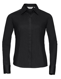 Russell Collection R-924F-0 Ladies´ Long Sleeve Fitted Polycotton Poplin Shirt