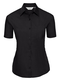 Russell Collection R-935F-0 Ladies´ Short Sleeve Poly-Cotton Easy Care Poplin Shirt