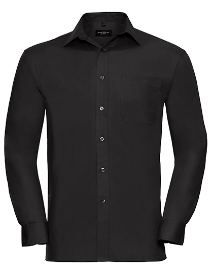 Russell Collection R-936M-0 Men´s L/S Pure Cotton Easy Care Poplin Shirt