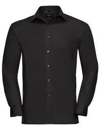 Russell Collection R-936M-0 Men´s Long Sleeve Classic Pure Cotton Poplin Shirt