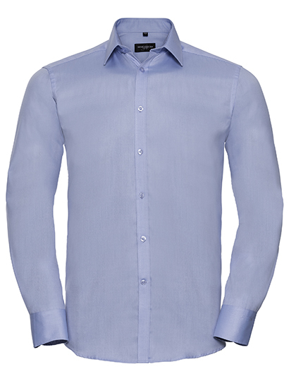 Russell Collection R-962M-0 Men´s L/S Herringbone Shirt