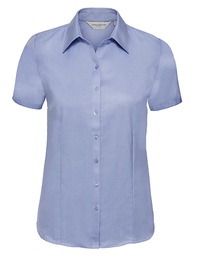 Russell Collection R-963F-0 Ladies´ Short Sleeve Herringbone Shirt