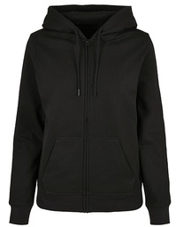 Build Your Brand Basic BB009 Ladies Basic Zip Hoody