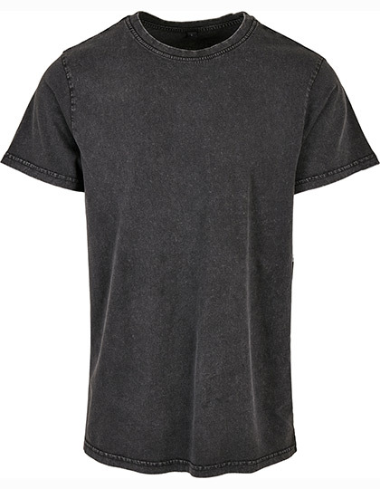 Build Your Brand BY190 Acid Washed Round Neck Tee