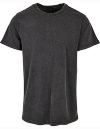 Build Your Brand BY190 Acid Washed Round Neck Tee