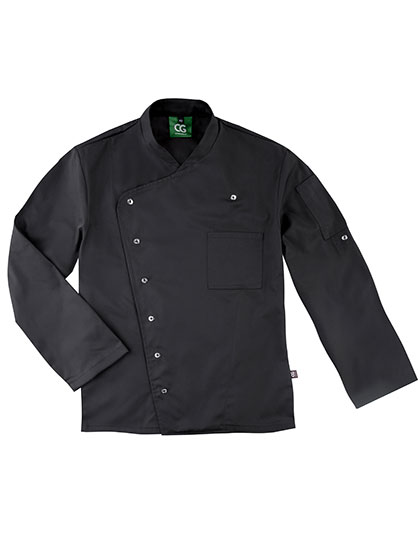 CG Workwear 03100-44 Men´s Chef Jacket Turin GreeNature