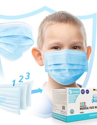 Virshields® VS001K Medical Face Mask Typ I - Kids (Pack of 50)